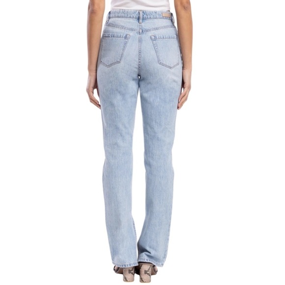 BlankNYC Lexington/Cooper Slit Hem Straight Leg Jeans - Picture 3 of 7